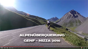 Rennrad Alpenüberquerung Genf Nizza